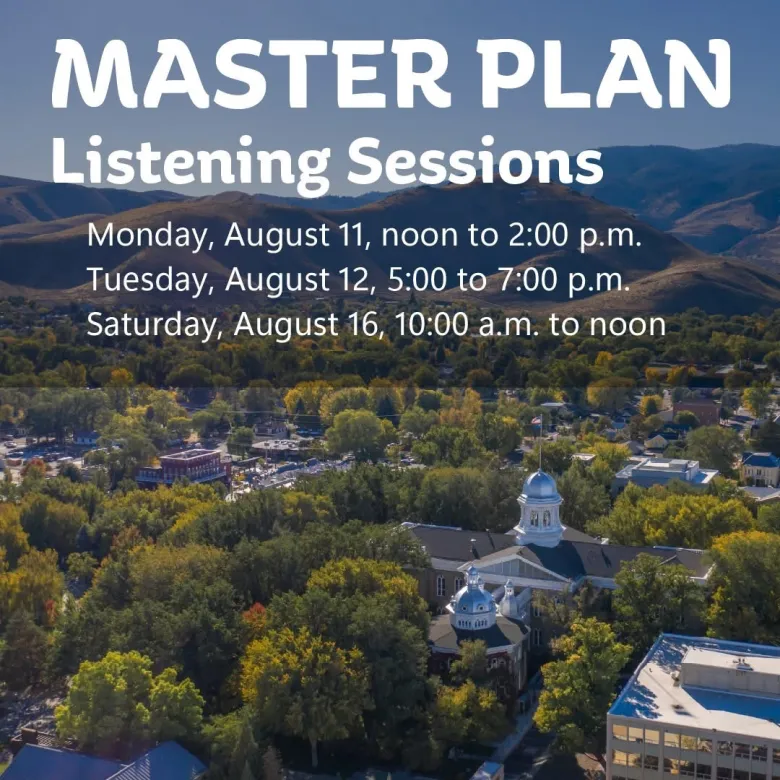 Carson City Master Plan Listening Sessions Poster