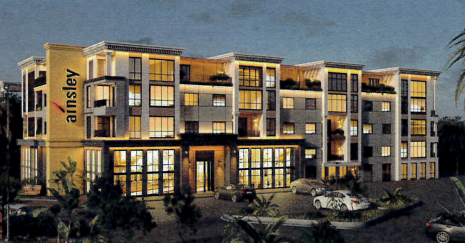 Queensridge Towers Night Rendering