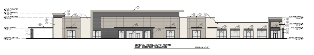 Warm Springs & Boulder Highway Plaza Elevation 2