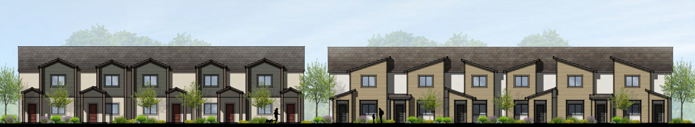 Silver Oak Townhomes Rendering
