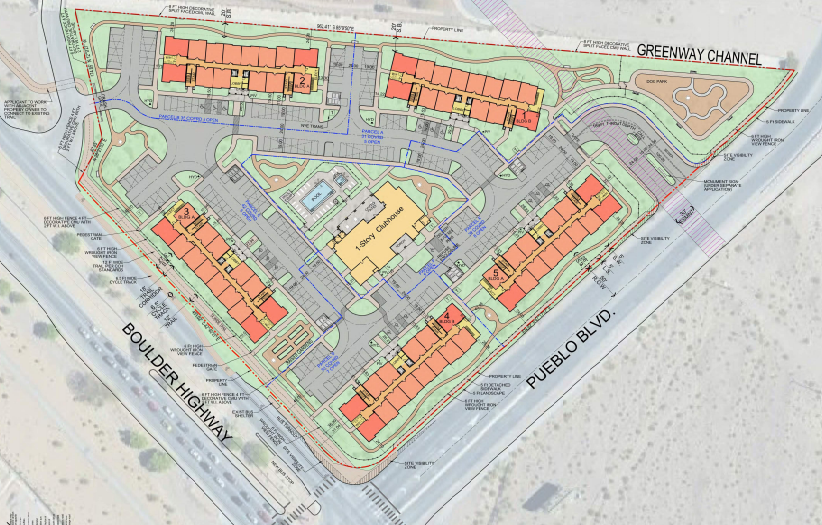 Pueblo Pines Apartments Site Plan