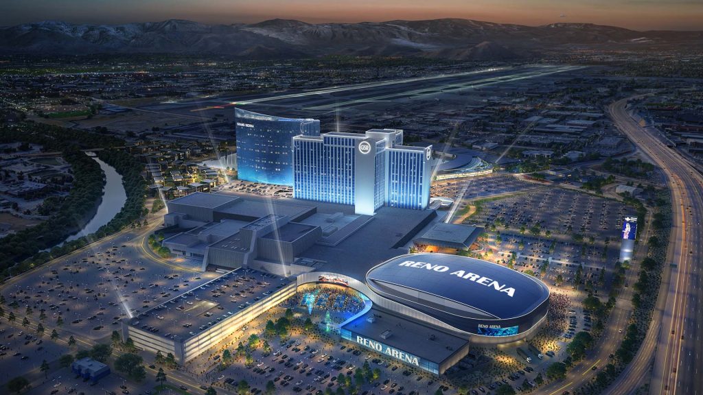 Construction rendering of Grand Sierra Rendering