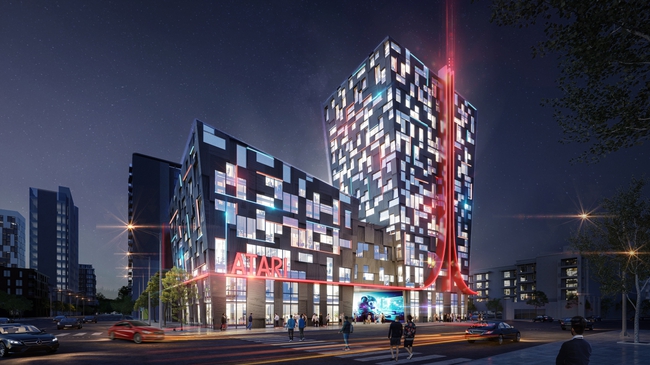 Atari Hotel rendering