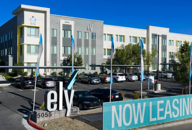 Image of the Ely at Fort Apache with a Now Leasing Sign