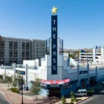 Aerial shot of The Pass casino in Henderson's Water Street District.