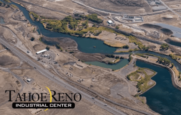 Aerial view of location in Northern Nevada where gas line expansion could occur.