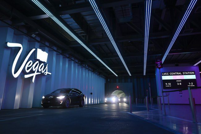 rendering of boring co. station coming to University of Nevada, Las Vegas