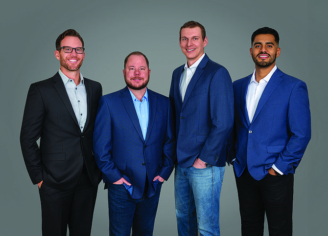image of Rick Arndt, Jarred Canepa-Rotoli, Axel Loehden, and Gonzalo Arellano.