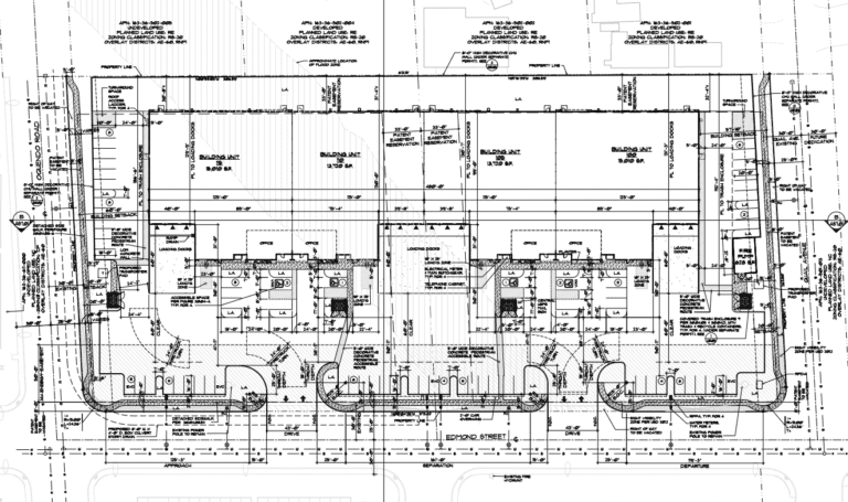 Site plan of proposed warehouse in Spring Valley, Nevada