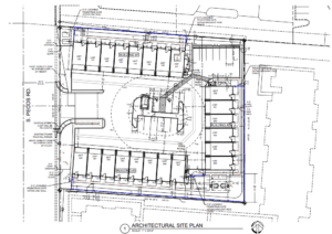 Site plan of Pecos Commons Apartments in Paradise, Nevada