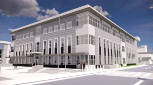 Preliminary rendering of Nevada Legislative Counsel Bureau Office Annex project that was recently awarded to Alston Construction