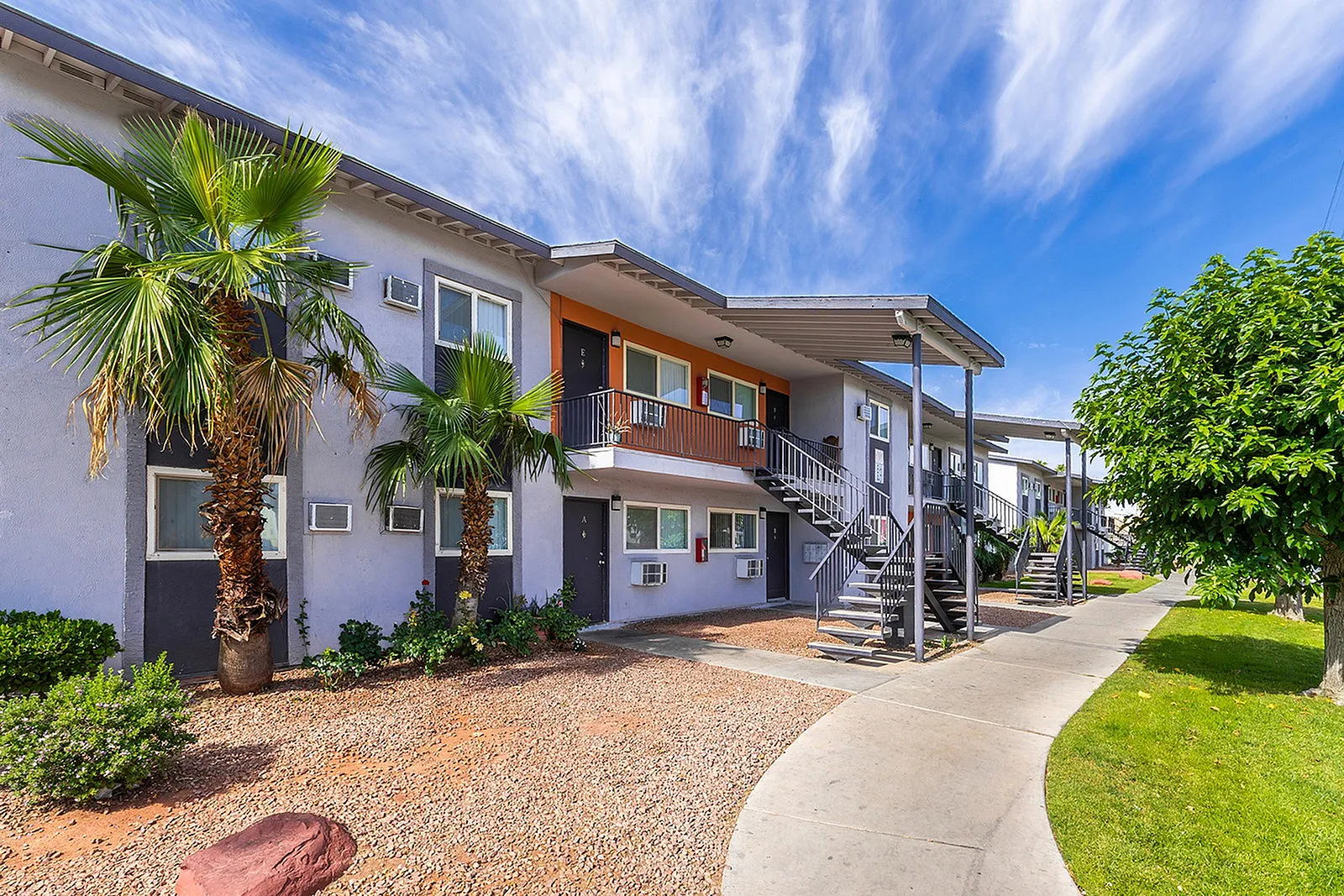 Exterior photo of the multifamily development at 2751 E Bonanza Road