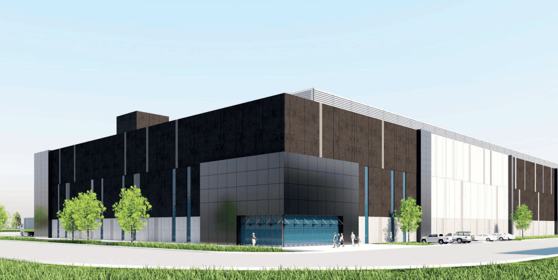 Trammell Crow's potential Henderson Gun Club data center in Henderson rendering by DCM Designs Inc