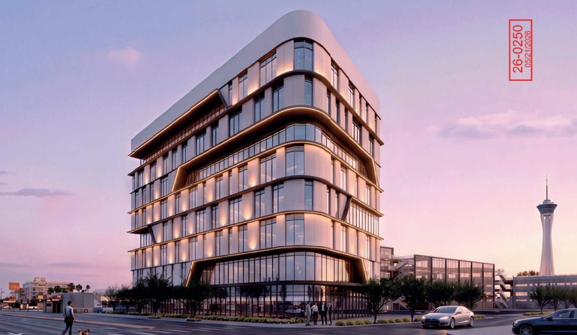 Charleston & Westwood MOB (Medical Office Building) rendering by EV&A Architects, being considered by the Las Vegas City council on August 19