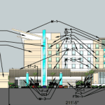 Rendering of six-Story Ford Avenue Casino Hotel Proposed in Enterprise