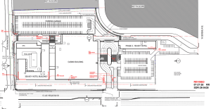Site plan for proposed Silverado hotel/casino in Enterprise, Nevada