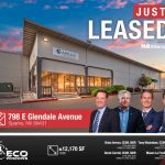 Just leased graphic with 840 E Glendale industrial space in Nevada.