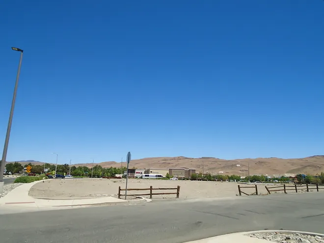 Site of the proposed hotel at the Outlets at Legends in Sparks.