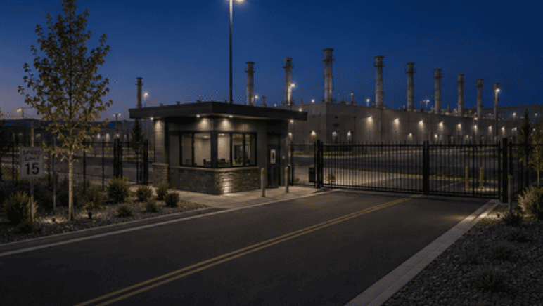 Rendering of the proposed 324-MW natural gas Victory Power Plant in Fernley, Nevada.