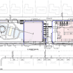Site plan of 200-unit senior living and office complex in Clark County at 1700 E Desert Inn Road in Winchester, Nevada.