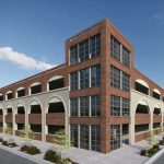 Rendering of the proposed Carson City City Hall and parking garage, part of the downtown revitalization project.