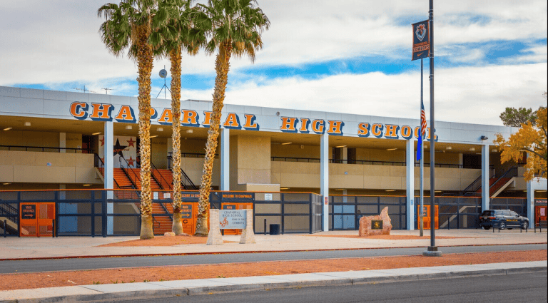 Image of Chaparral High School in Paradise, Nevada