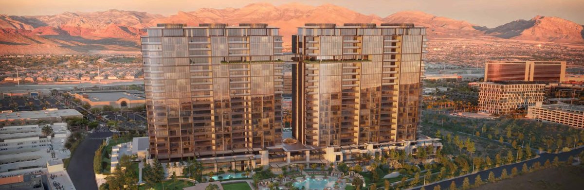 Rendering by Hart Howerton of Summit House, a 21-story condo complex in Summerlin, Nevada.
