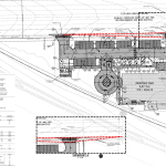 Site Plan by TMP Architecture for an 8.9KSF emergency services department at 2905 E. Warm Springs Road in Paradise, Clark County, Nevada.