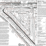 Tentative site map of Diamond Wetlands Townhomes development in Whitney (Clark County, Nevada) by DC Petersen.