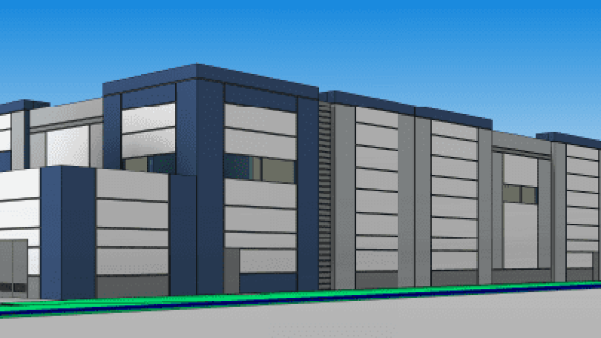 Edmonds-Russell IndiCap Warehouse Rendering