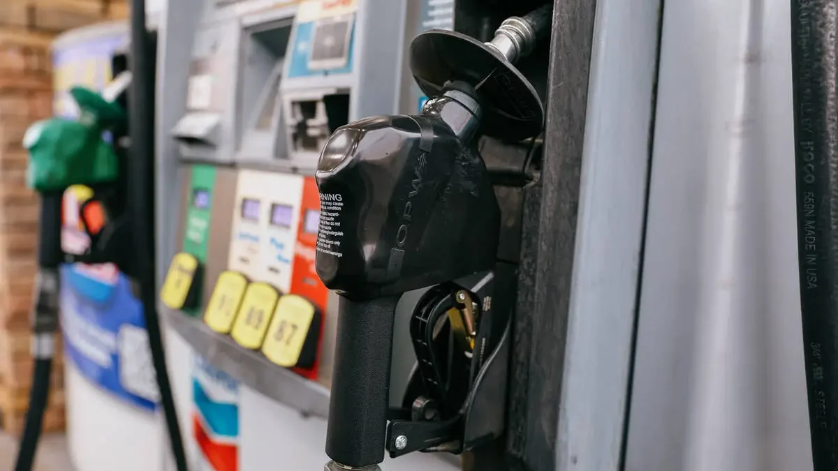 Fuel pumps at a gas station in Clark County