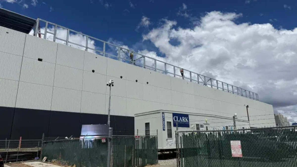 The Keystone Data Center under construction, located at 265 Keystone Ave in Reno, Nevada, which could be affected by the data center moratorium proposed.