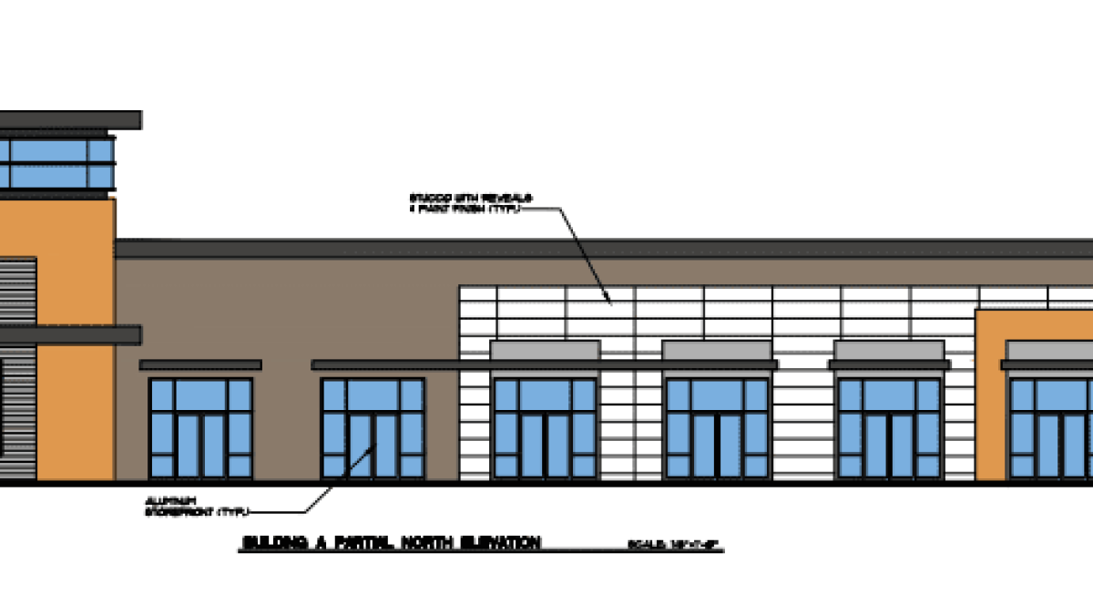 Santa Margarita Shopping Center architectural elevation design
