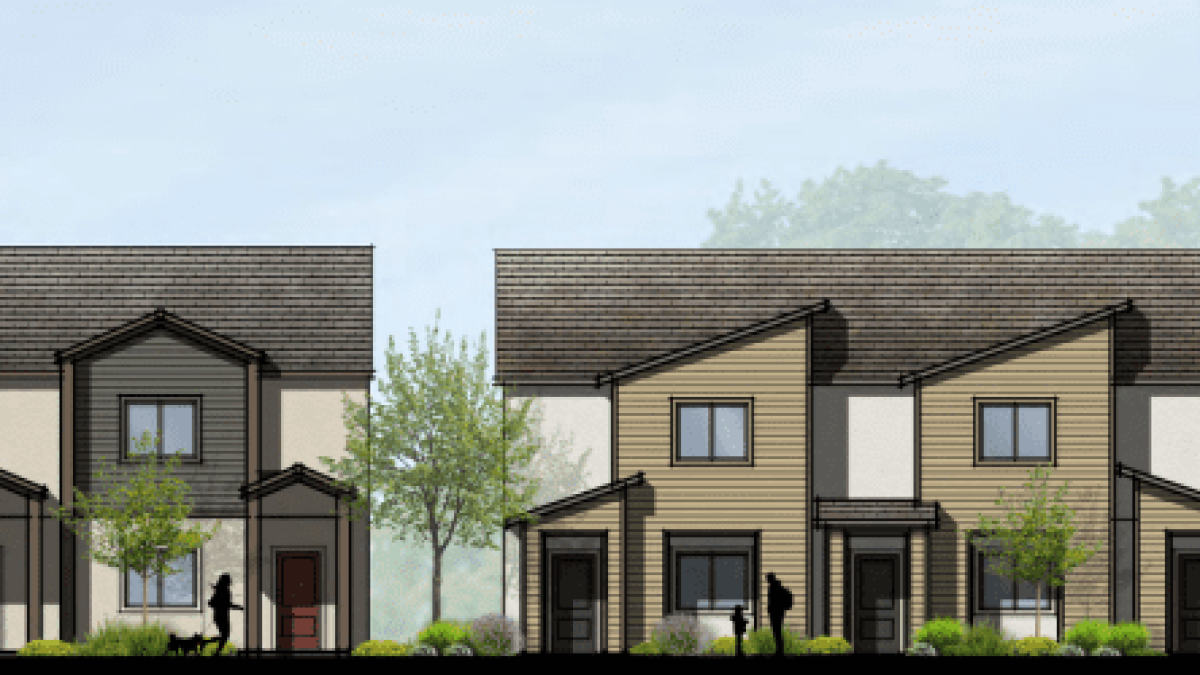 Silver Oak Townhomes Rendering