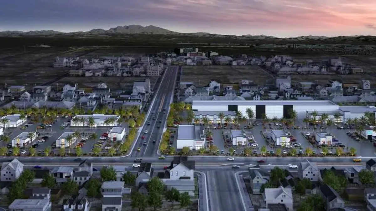 Rendering of future development in North Las Vegas