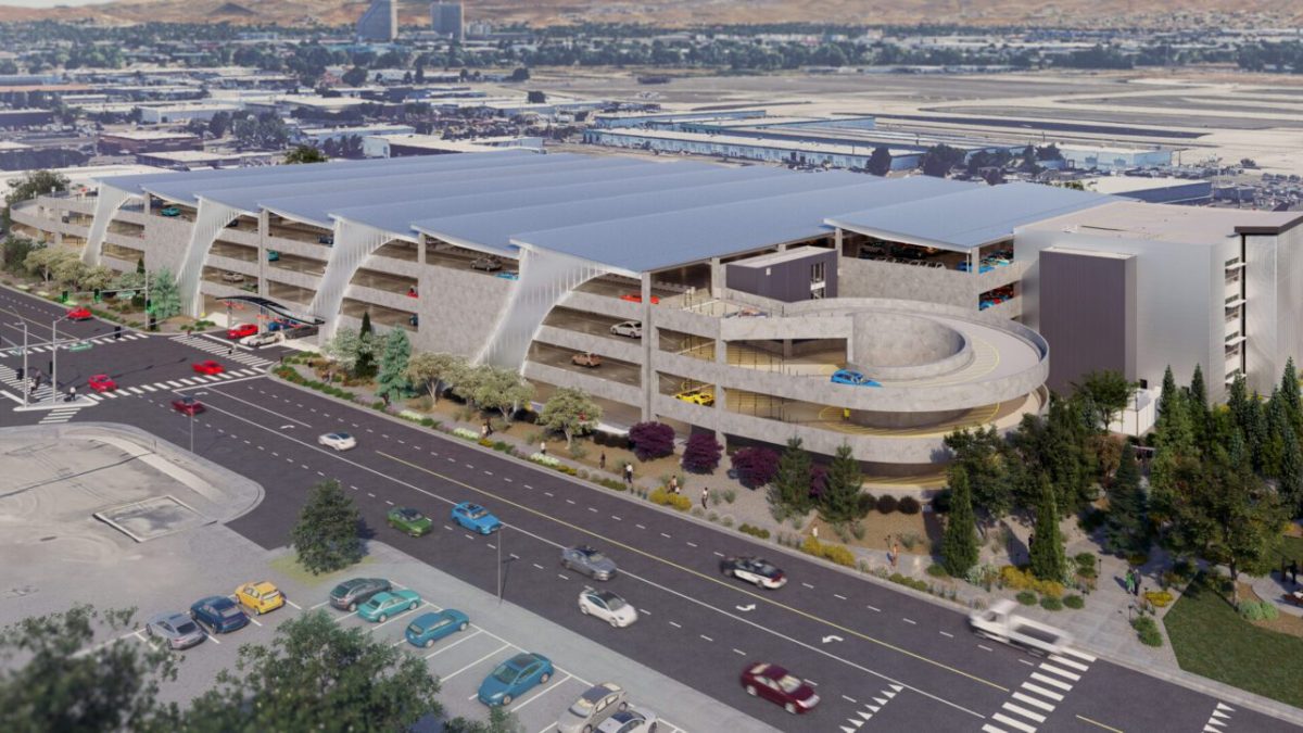 Reno-Tahoe International Airport parking structure design
